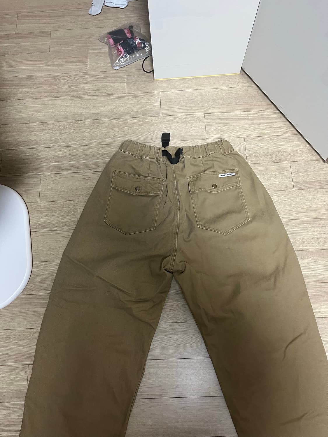 워시드 퍼티그 벌룬 코튼 팬츠 상품이미지2