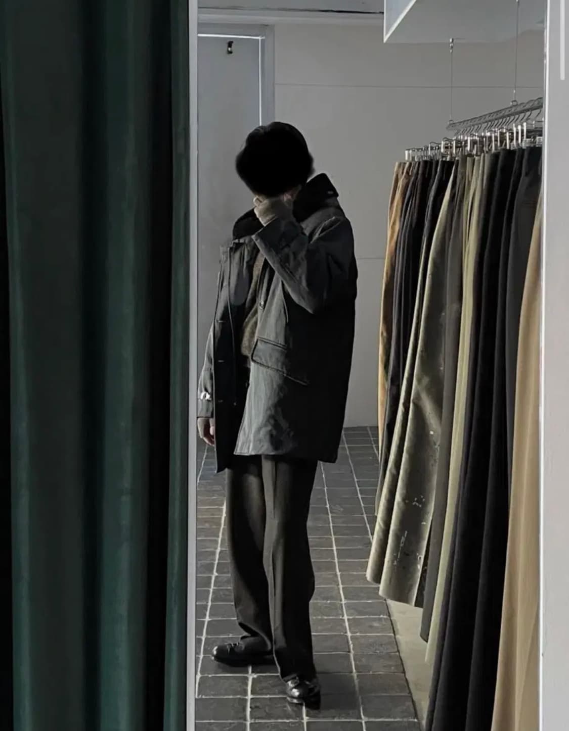 마티앤선즈 플라이트 코트 파카 그레이샴브레이 2사이즈 상품이미지4