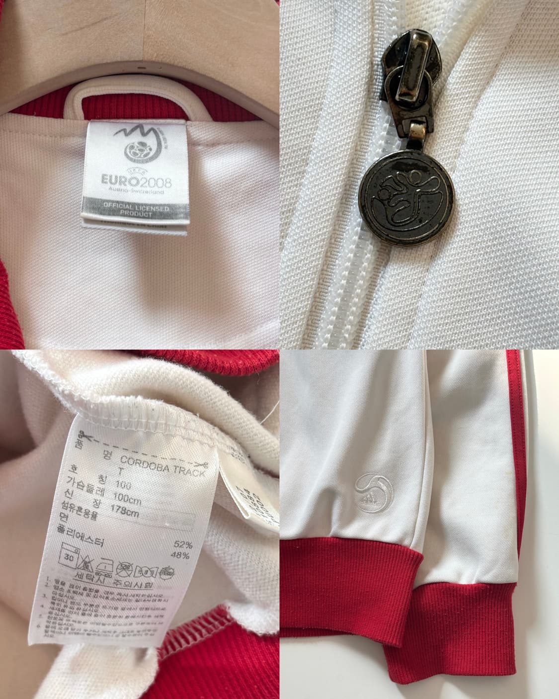 Adidas 아디다스 코르도바 레드화이트 트랙탑 상품이미지6