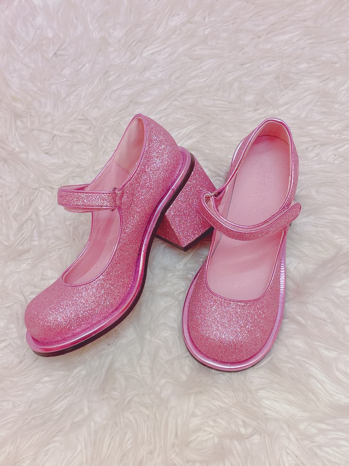 Sugar Thrillz glitter chunky mary janes 상품이미지1