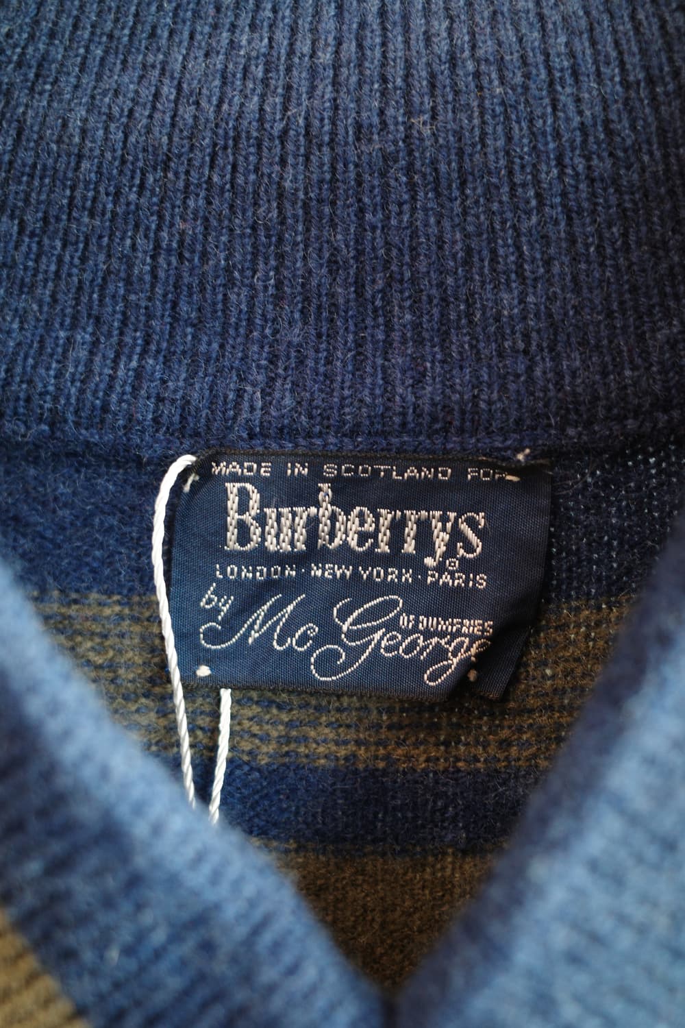 90s Burberry 빈티지 울 니트 (MADE IN SCOTLAND) 상품이미지3