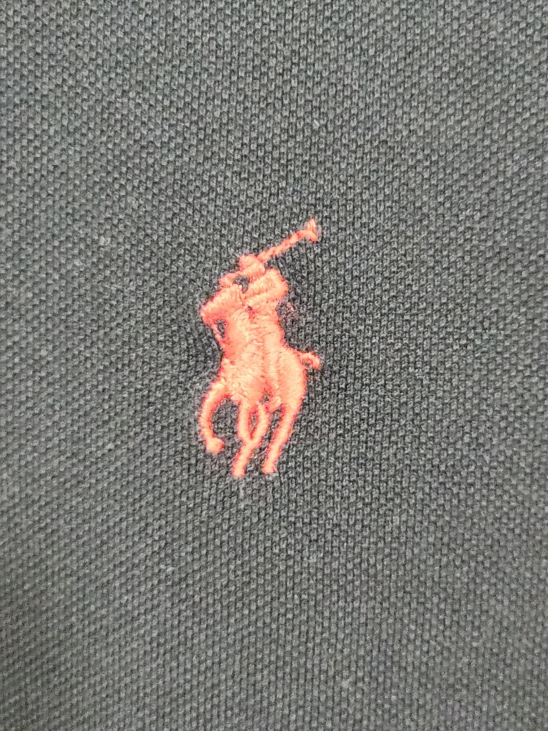 (S) 랄프로렌 폴로 반팔 카라티 블랙 스판 로고티셔츠 상품이미지4