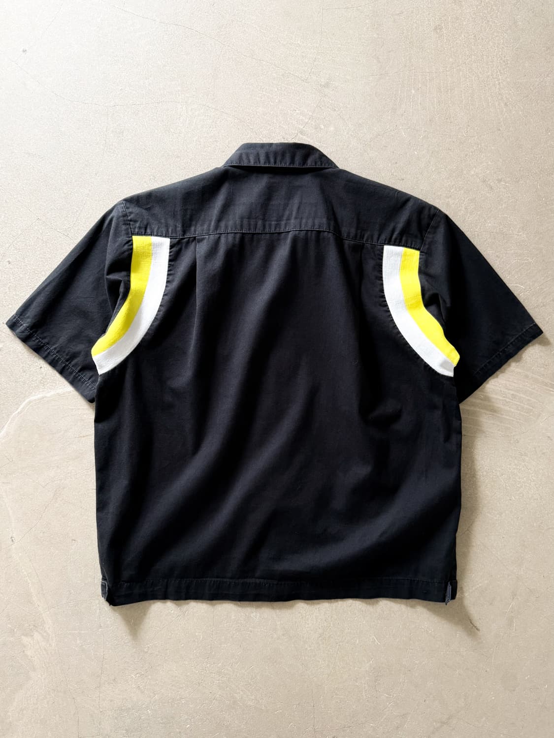 B.B.H. Black Cotton Bowling Shirt 상품이미지2