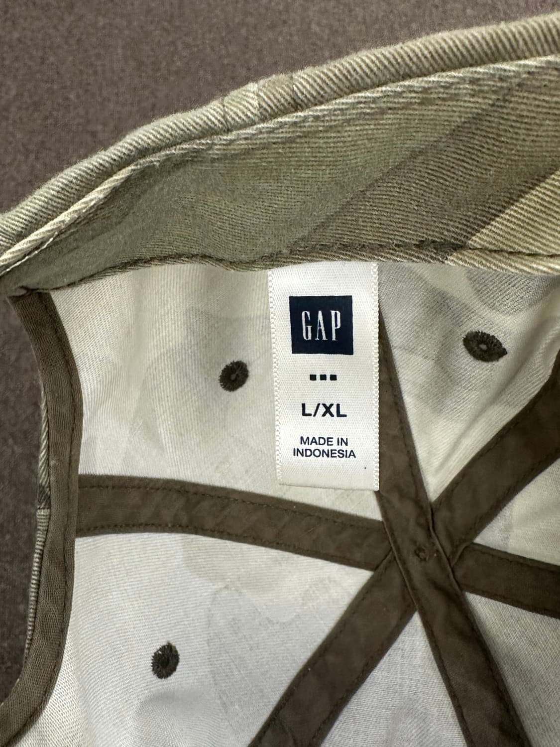 GAP vintage 카모 볼캡 (이염) 상품이미지6