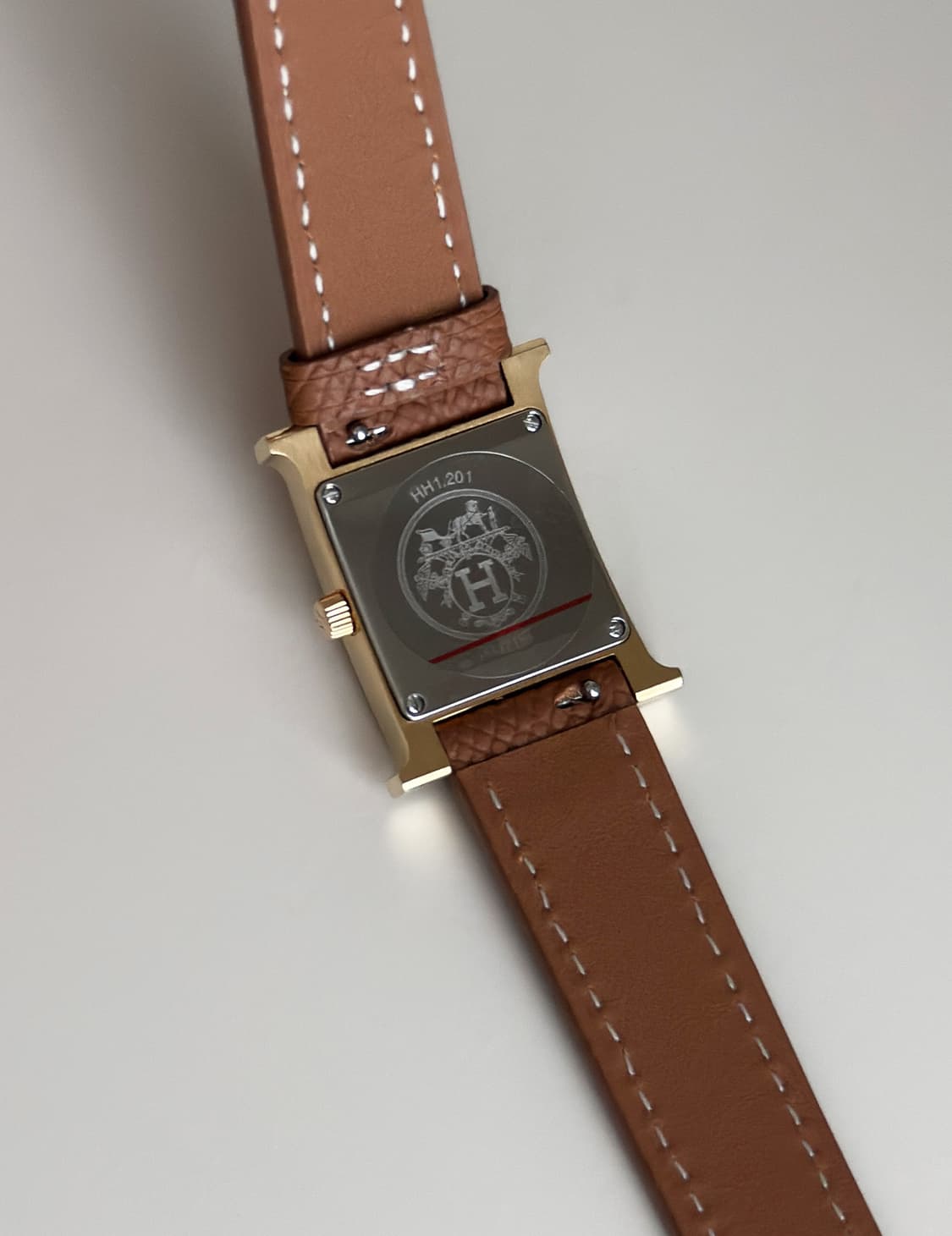 에르메스 H아워 골드 pm사이즈 시계 상품이미지6