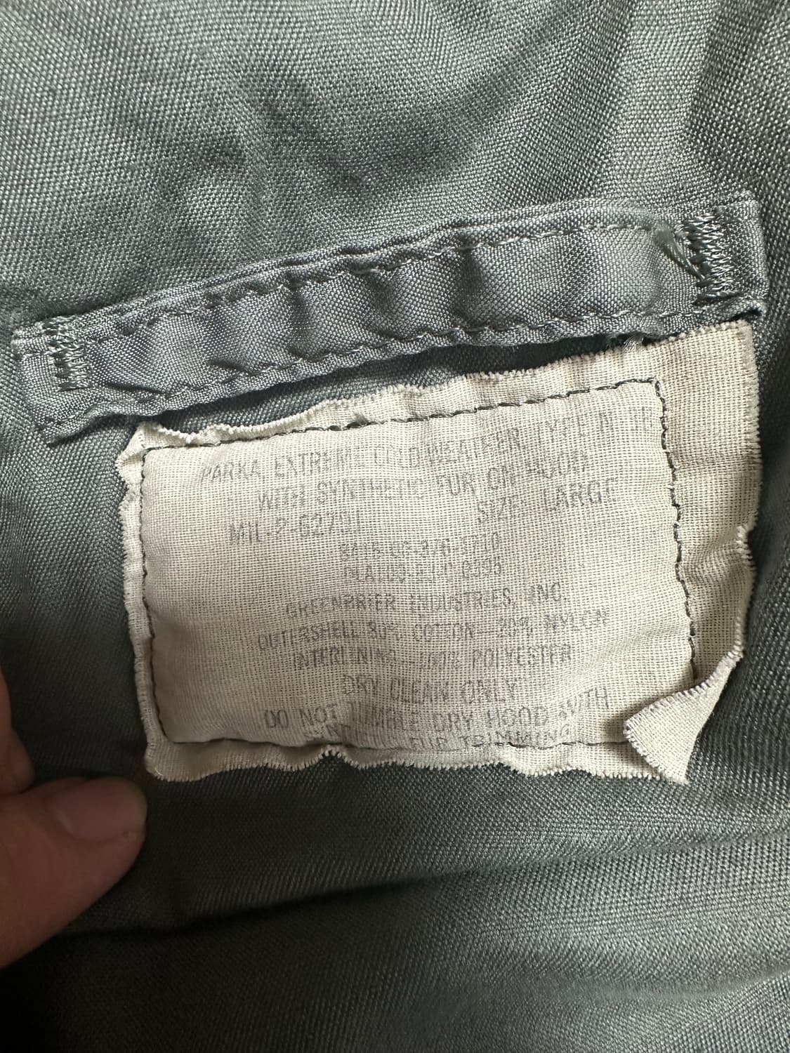 80s 오리지널 N3b 라지 그린브리어 상품이미지3