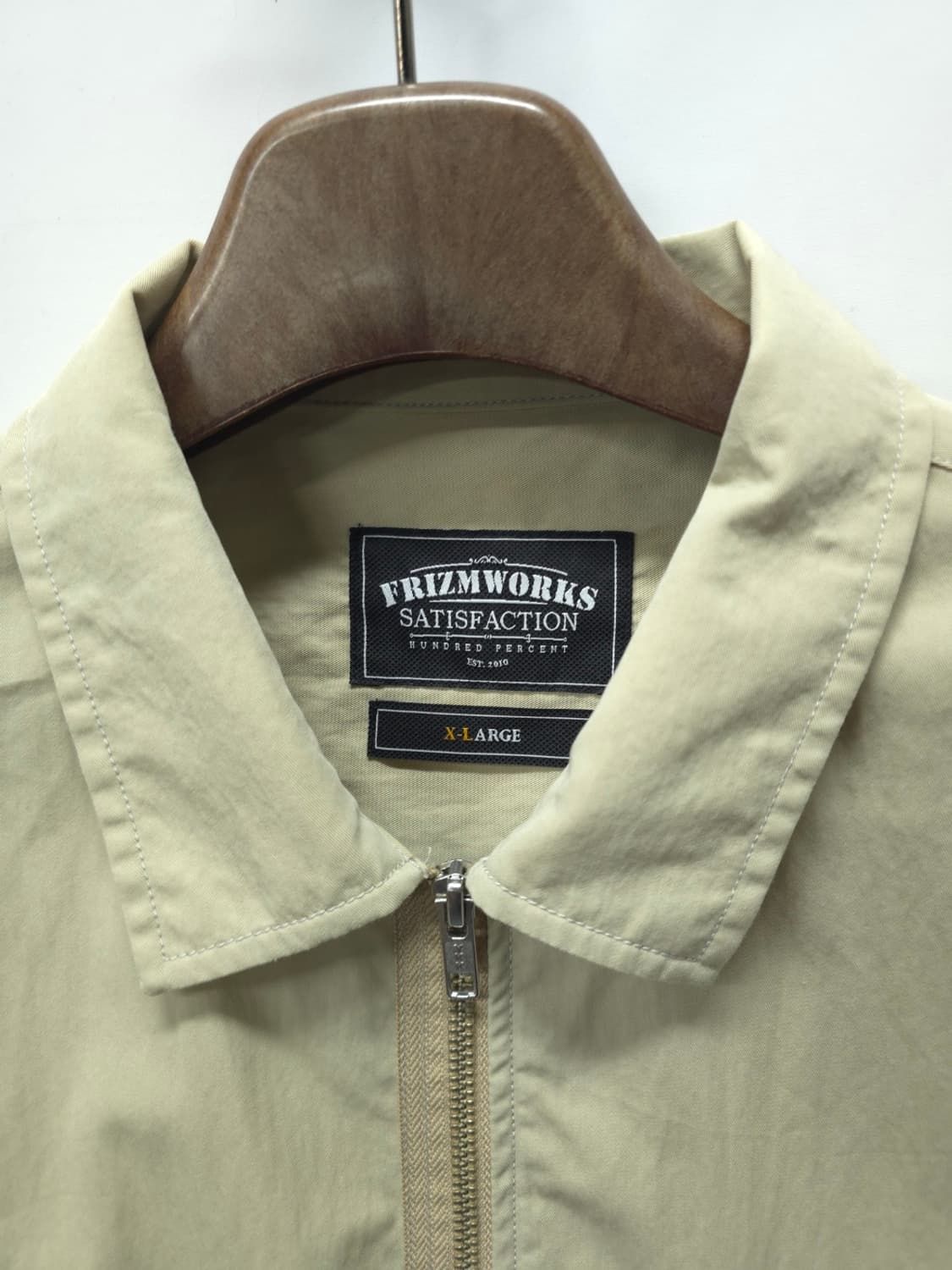 프리즘웍스 오버핏 베이지 셔츠자켓 (105~110) 상품이미지3