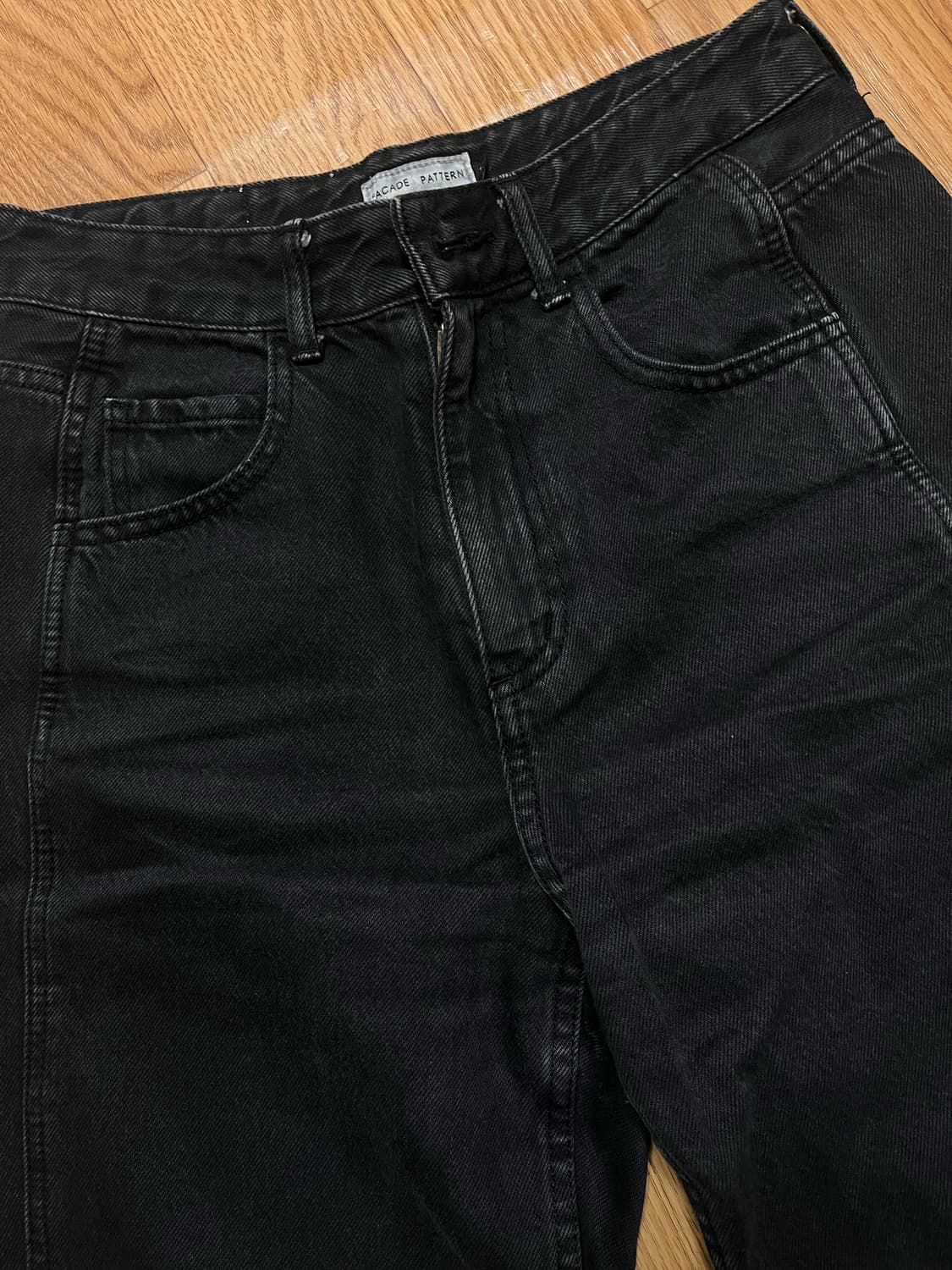 파사드패턴 클래식 데님 빈티지블랙 상품이미지3
