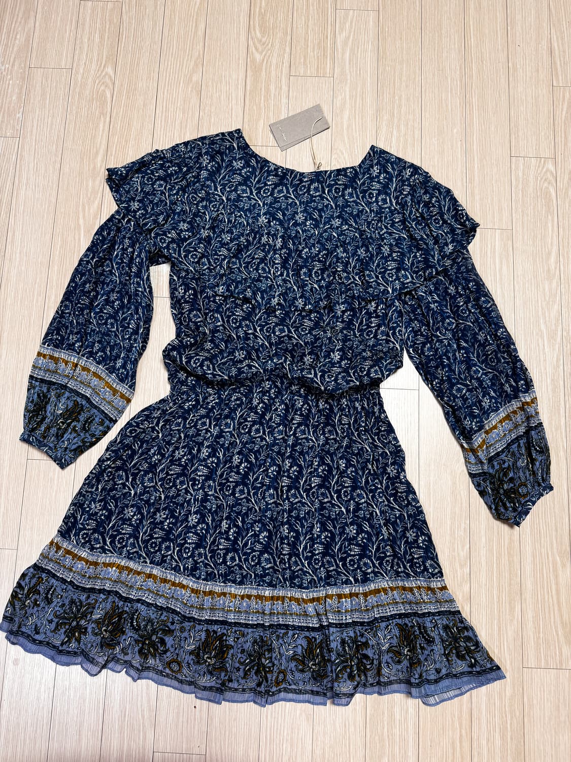 44 마른55 텍달린 새상품 바네사부르노 정가90만 에스닉 원피스 마쥬 상품이미지6