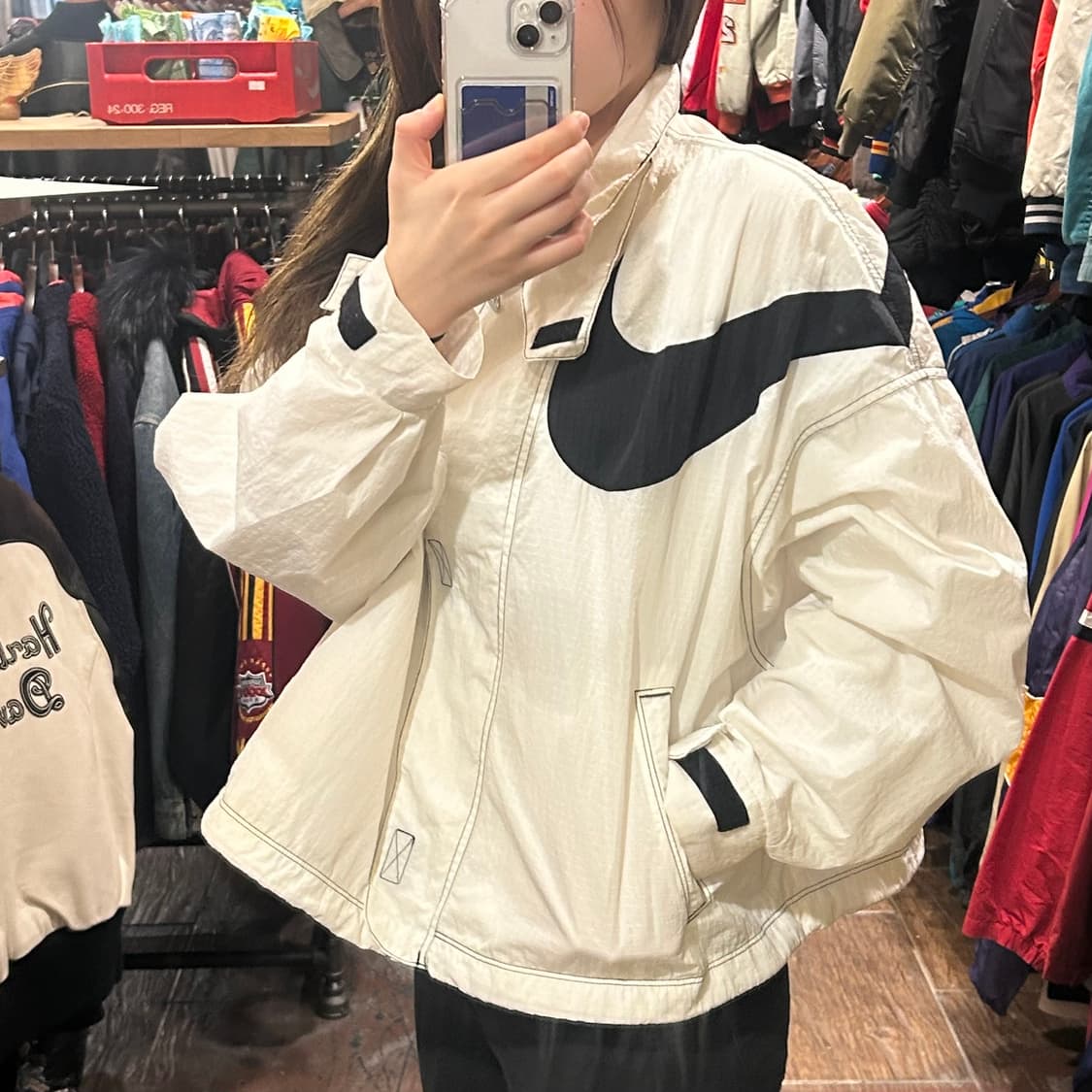 [HI] nike 나이키 바람막이 화이트  상품이미지3