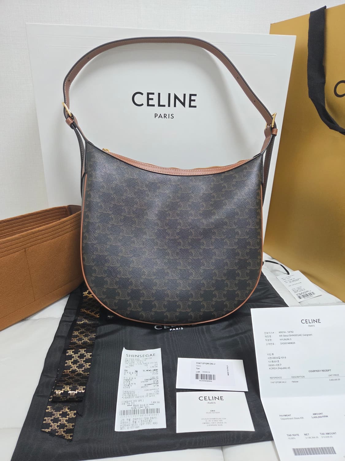 [새상품] 셀린느 엘로이즈 트리옹프 캔버스 가방 백 풀구성 상품이미지1