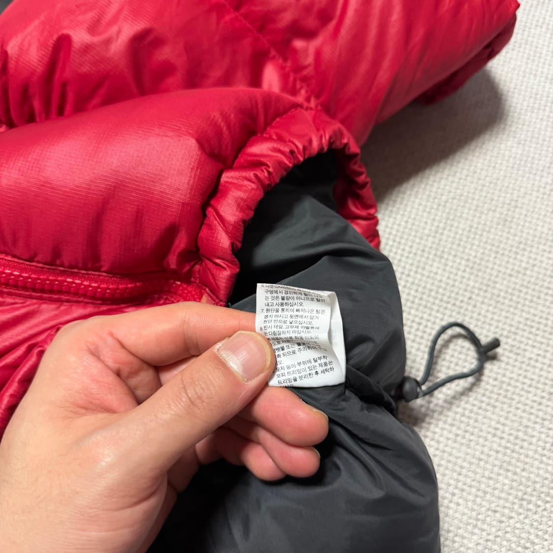 노스페이스 700 눕시 패딩 상품이미지6