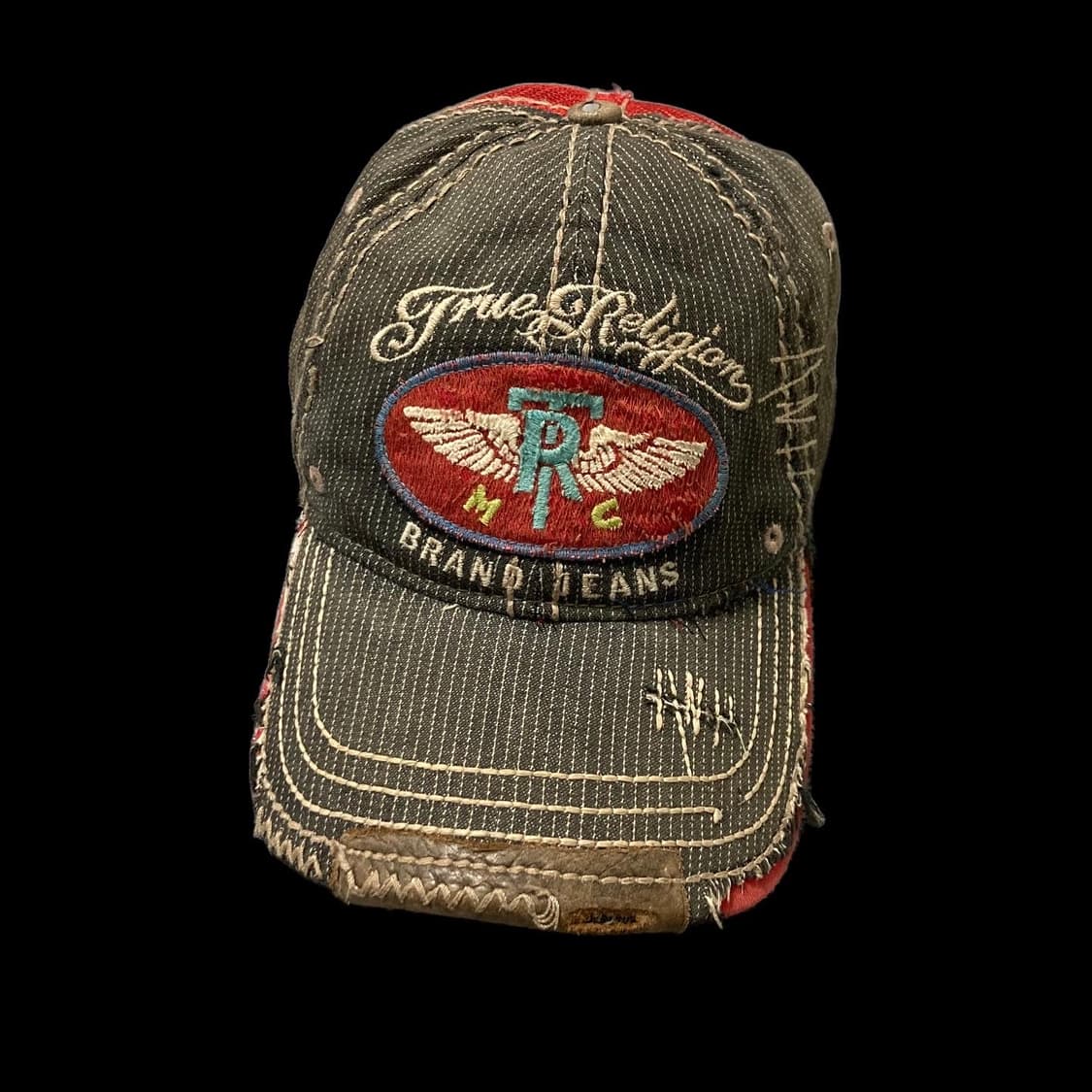 빈티지 트루릴리전 그런지 디테일 매쉬 트러커캡 상품이미지2