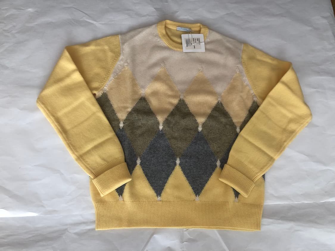 BALLANTYNE(발란타인) 아가일패턴 울 니트 스웨터 상품이미지2