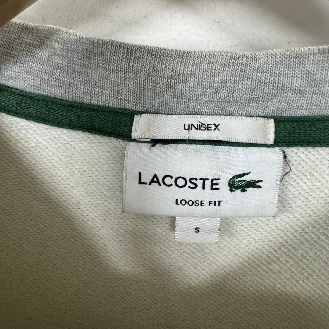 라코스테 로고 맨투맨 상품이미지3