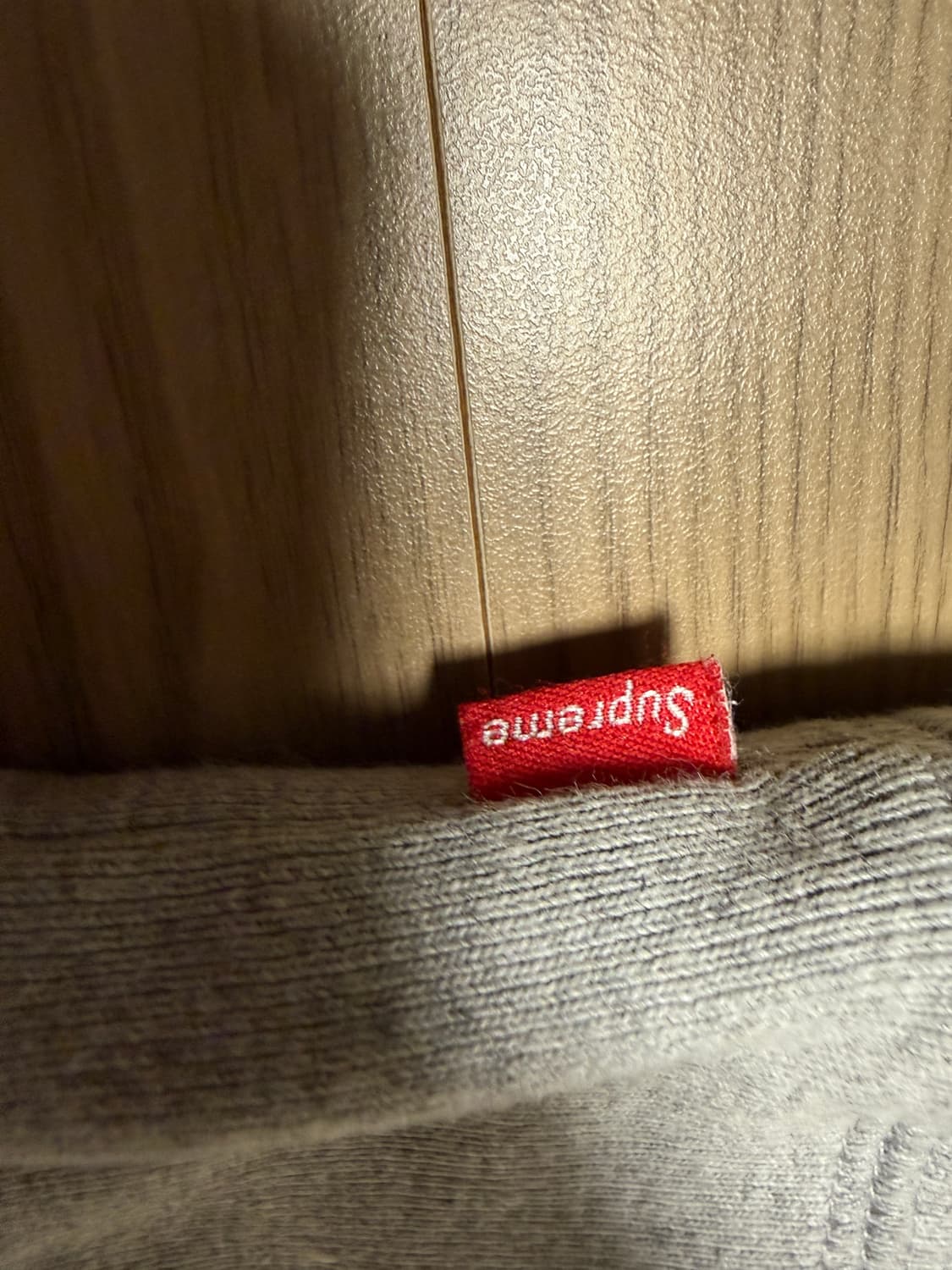 슈프림 박스로고 후드 회빨 L 상품이미지5