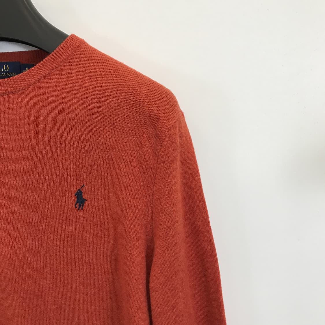 폴로랄프로렌 울100프로 오렌지 니트 [M사이즈] 상품이미지2