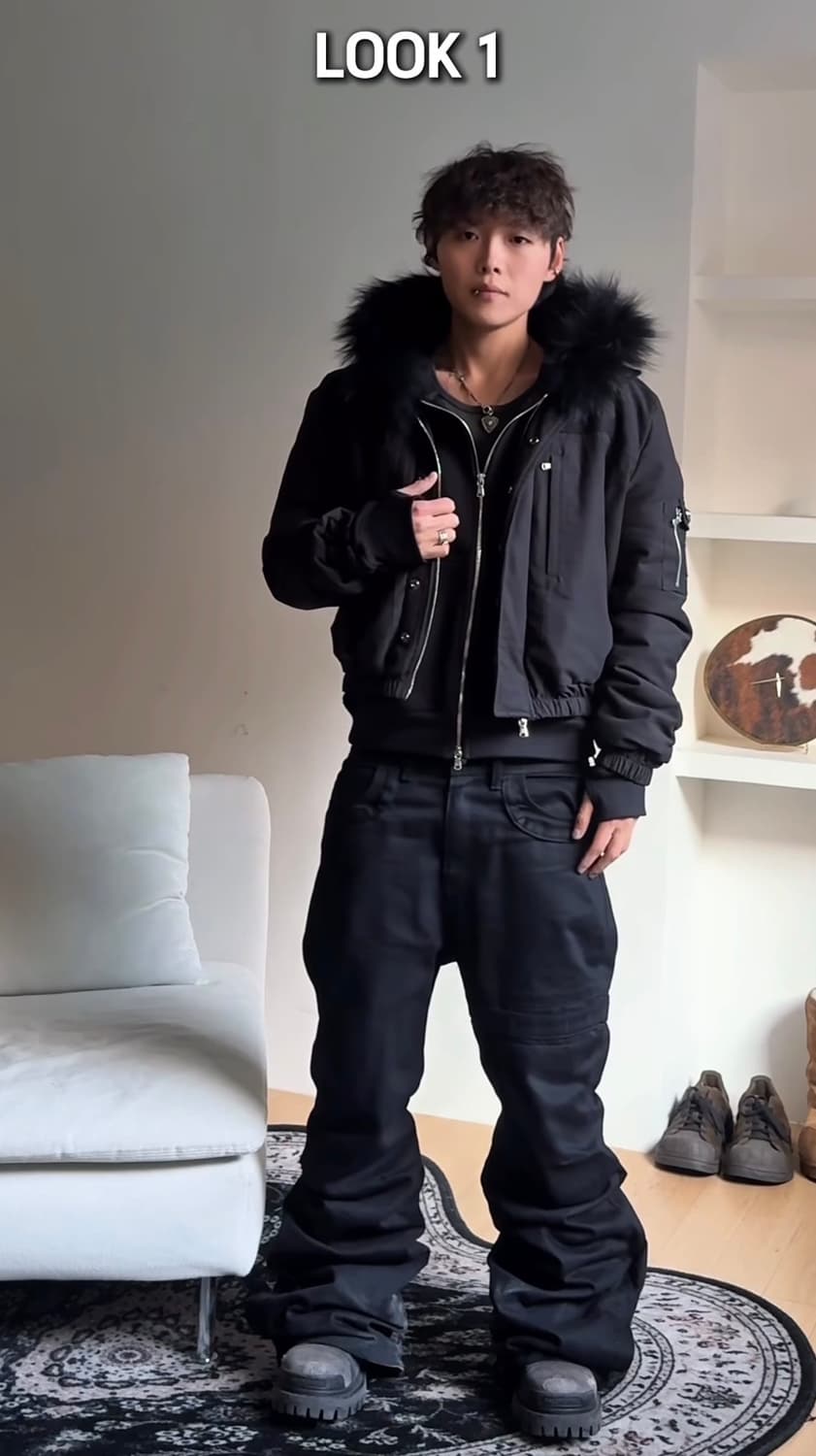 포그서비스 N2B 퍼 후드집업 초판 2 상품이미지4