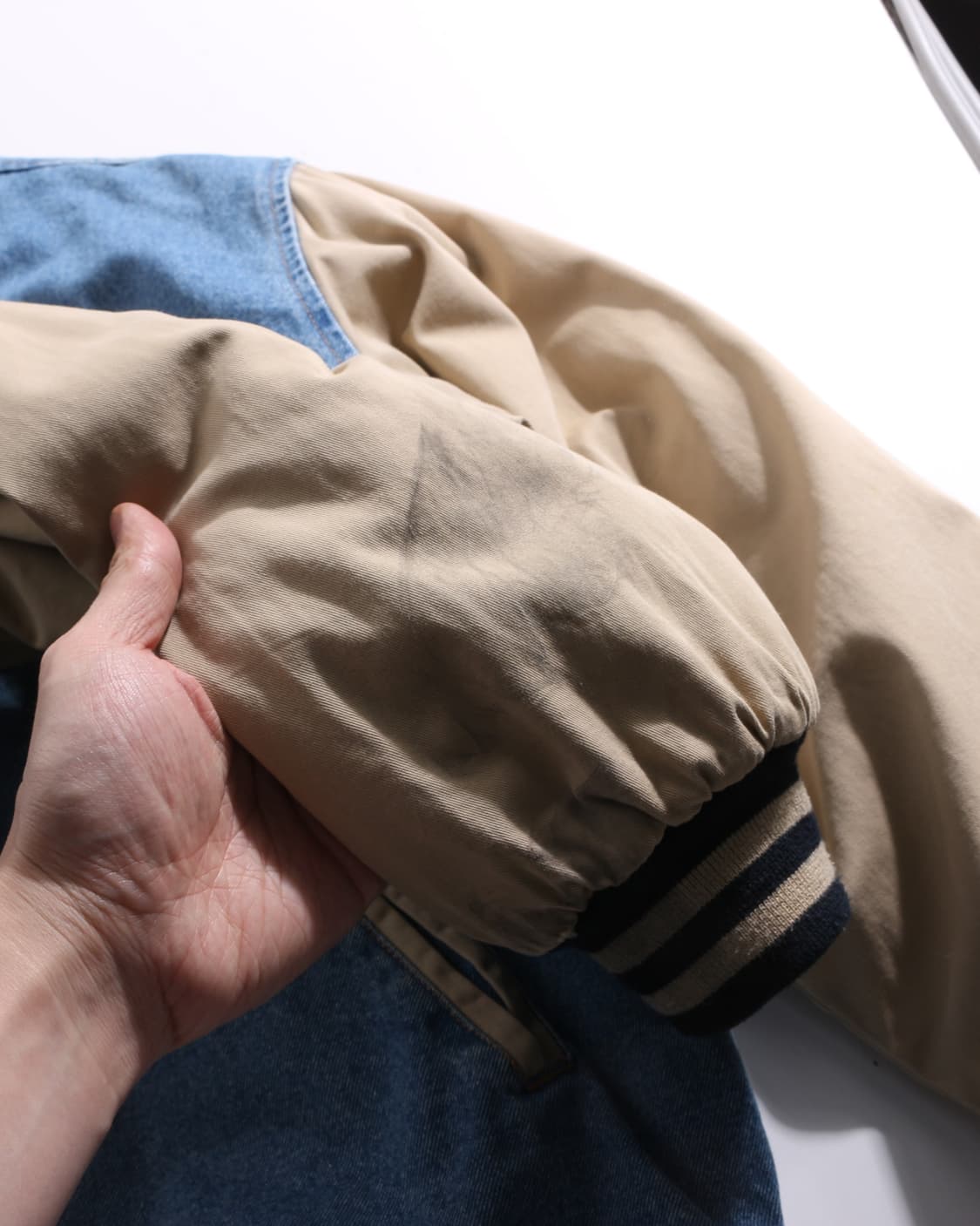 T-1976 90s Disney denim varsity jacket 상품이미지8