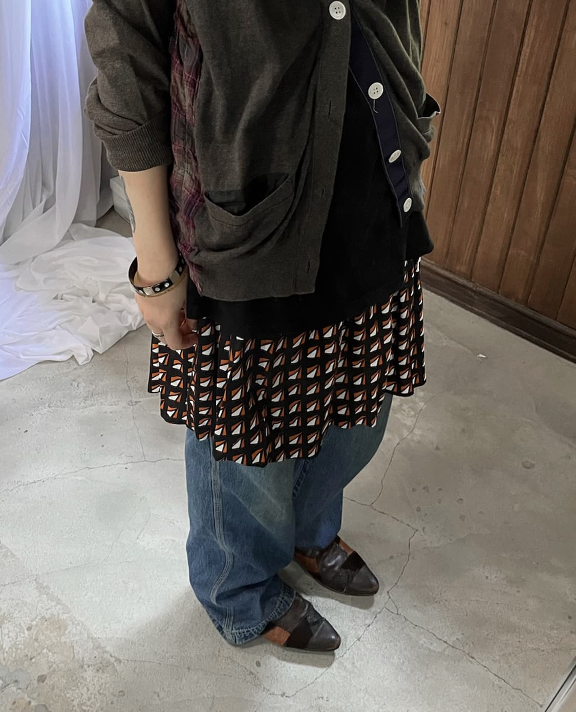 PRADA pattern skirt 상품이미지5