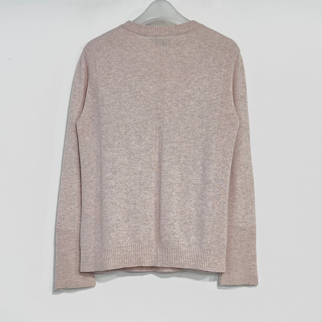 마인 커프스 버튼 캐시미어 니트 탑 (PINK) 상품이미지5