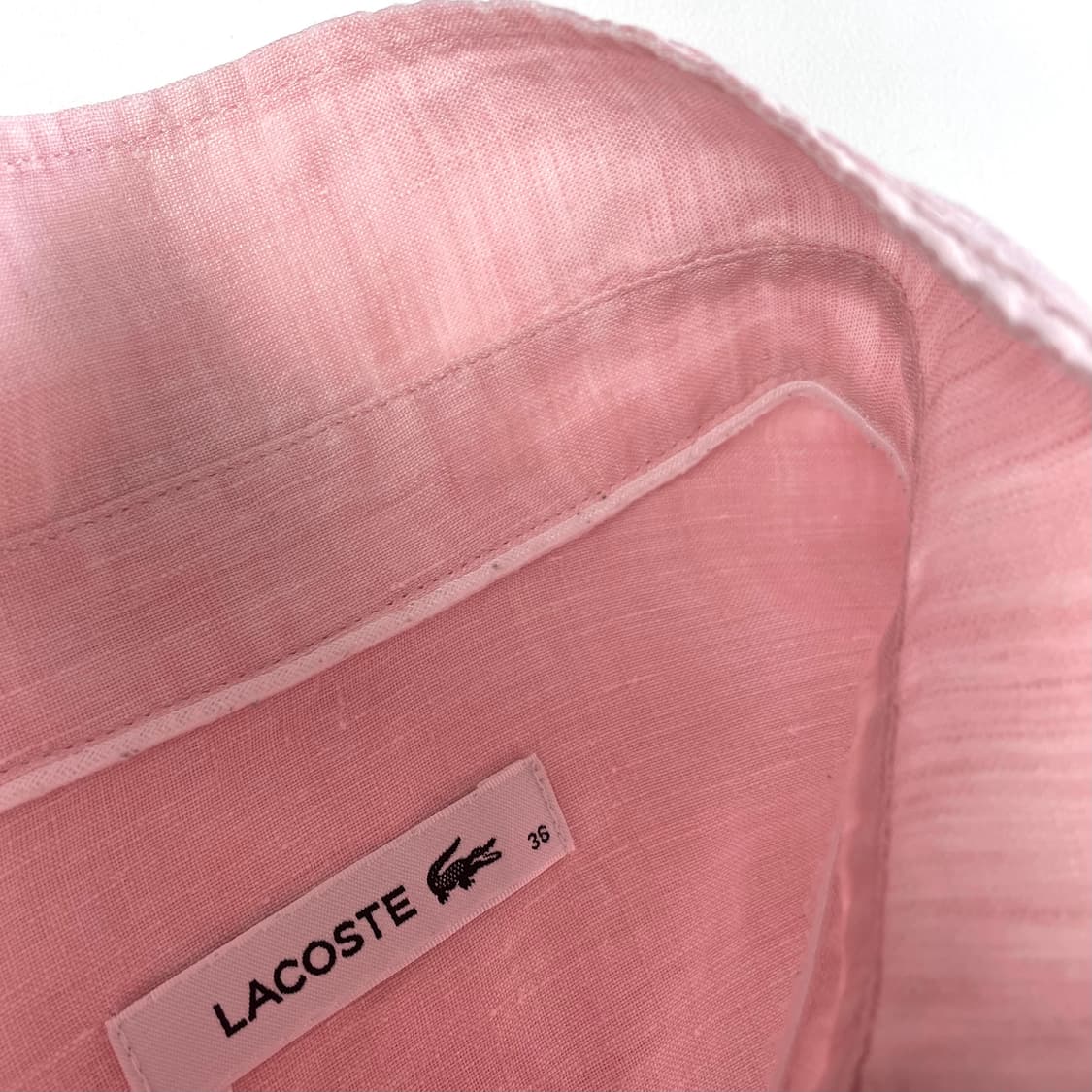 라코스테 린넨 셔츠 M 상품이미지8