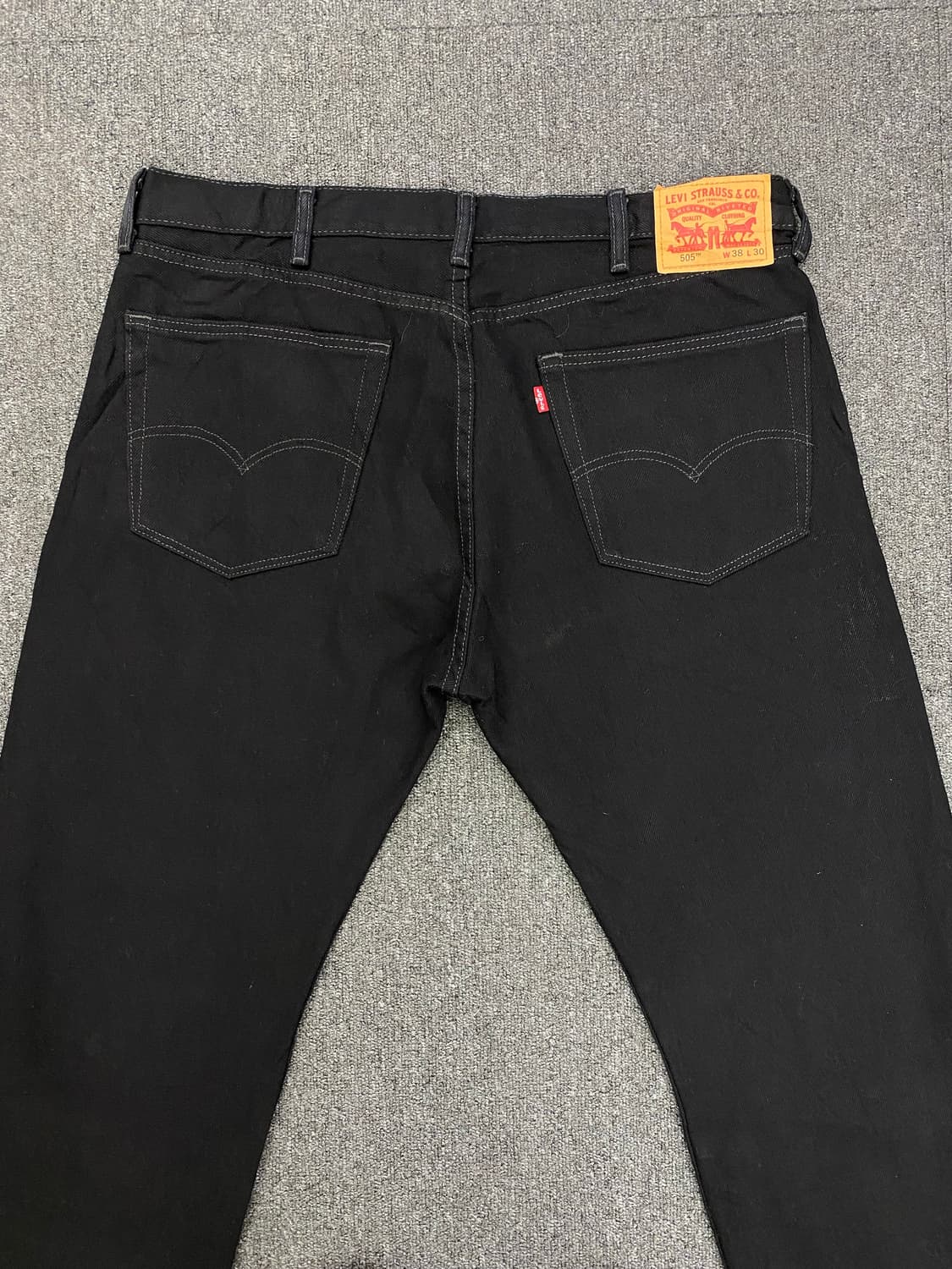 Levis 리바이스 505 흑청 데님팬츠 상품이미지6