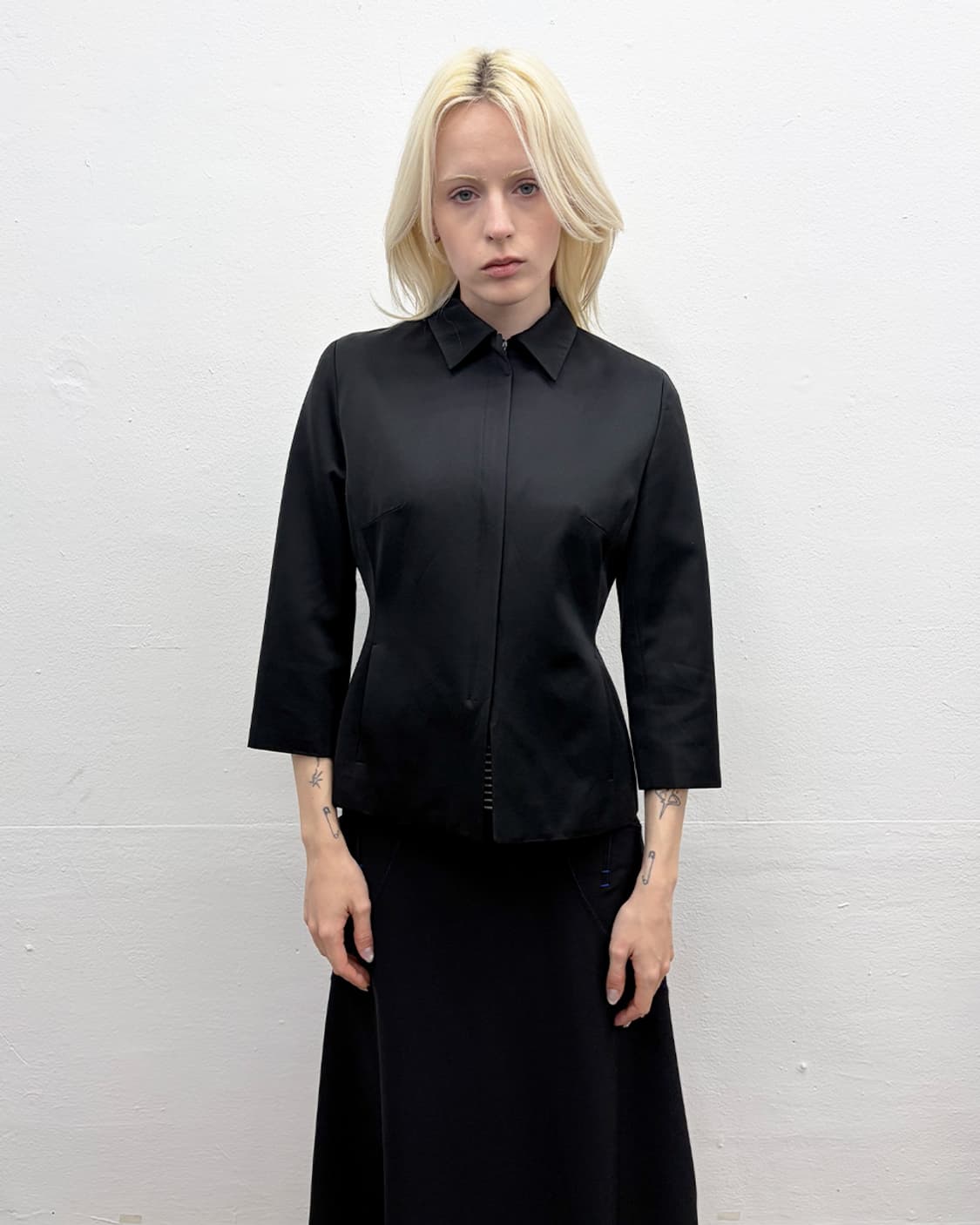 빈티지 새틴 자켓 상품이미지1