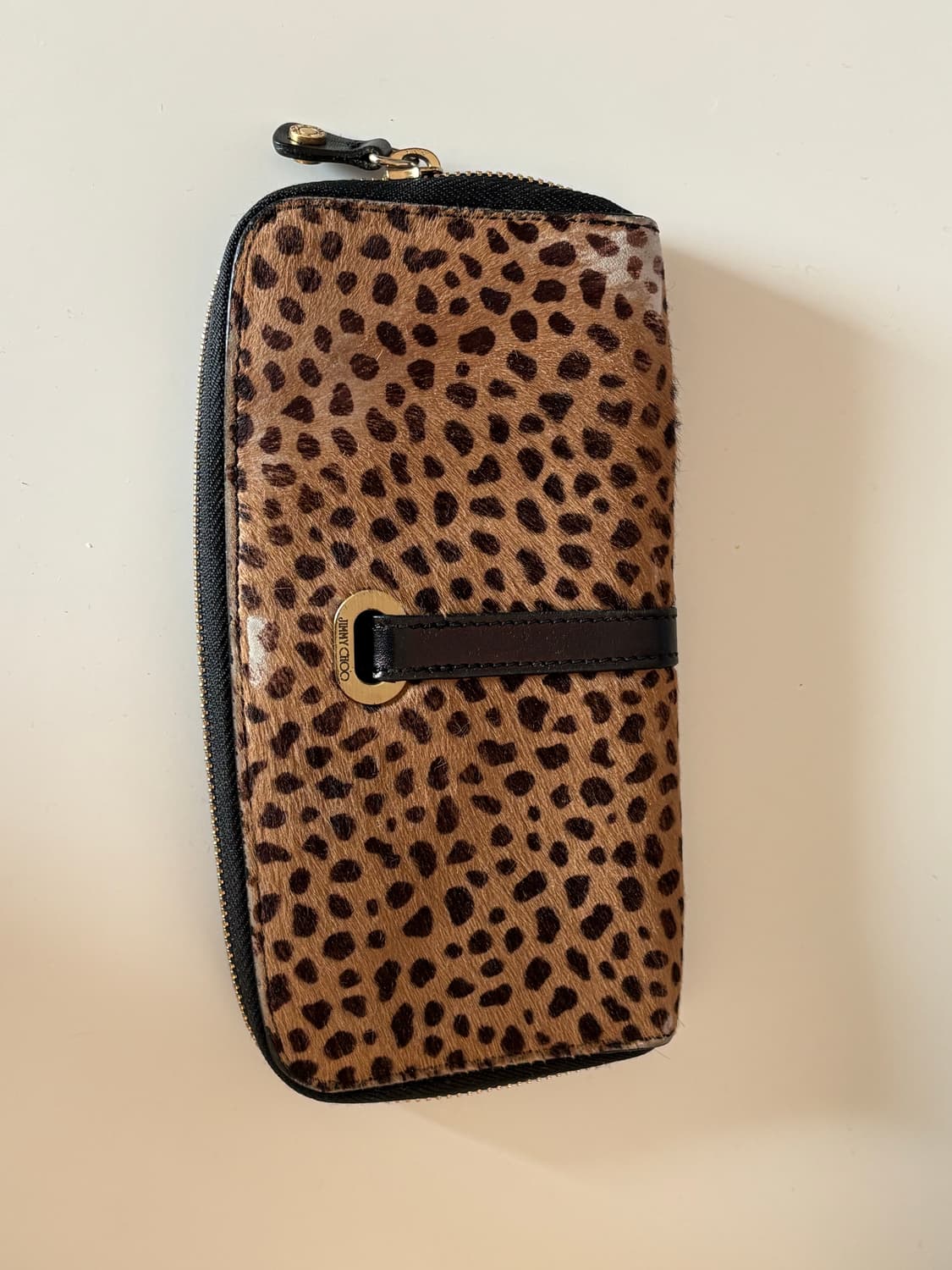 지미추 레오파드 송치 장지갑 상품이미지3