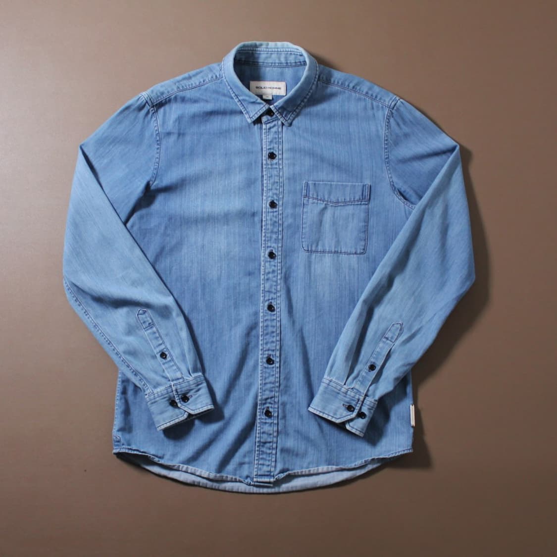 Solid Homme 솔리드 옴므 데님 셔츠 상품이미지1