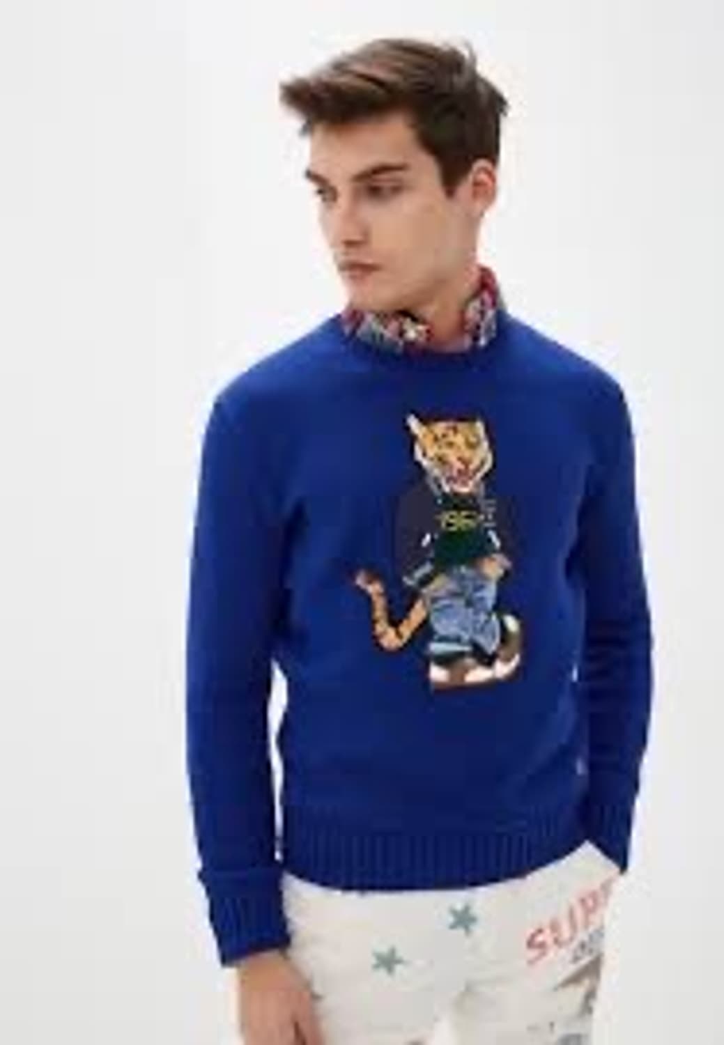 폴로 타이거 블루 니트 상품이미지2