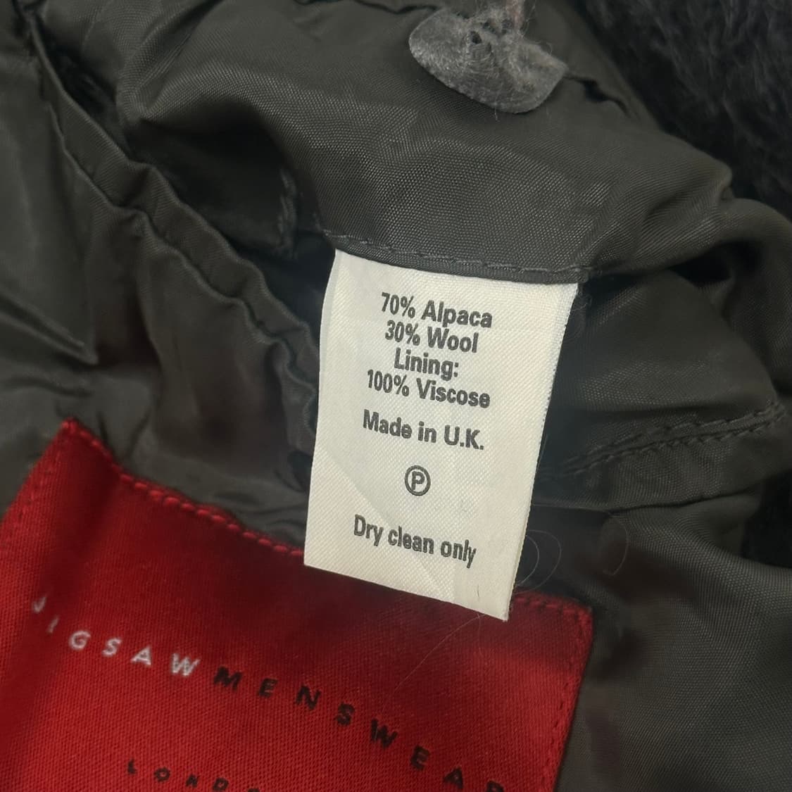 영국 빈티지 알파카 코트 상품이미지10