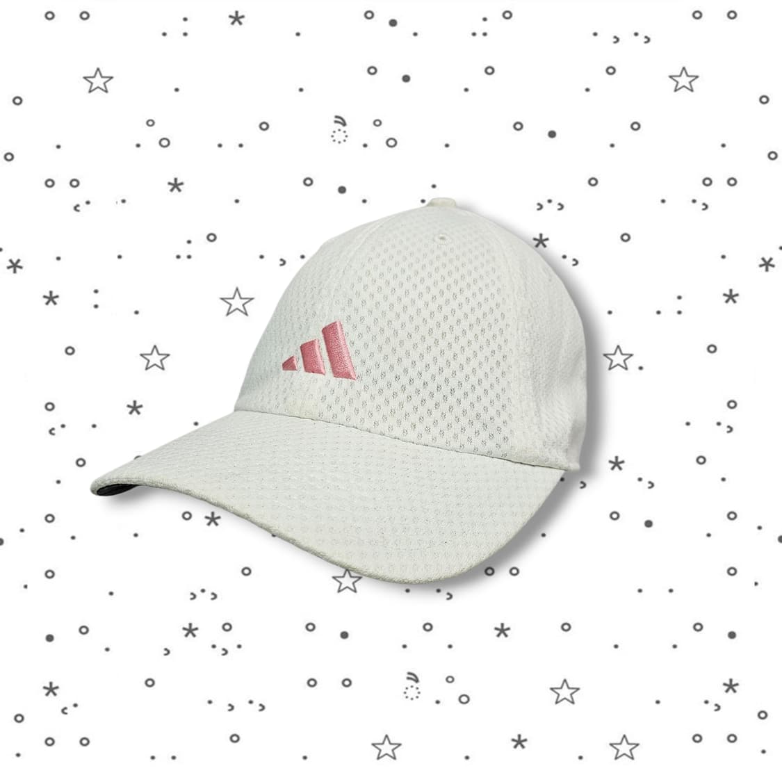  ADIDAS 아디다스 메쉬 핑크 캡 상품이미지1