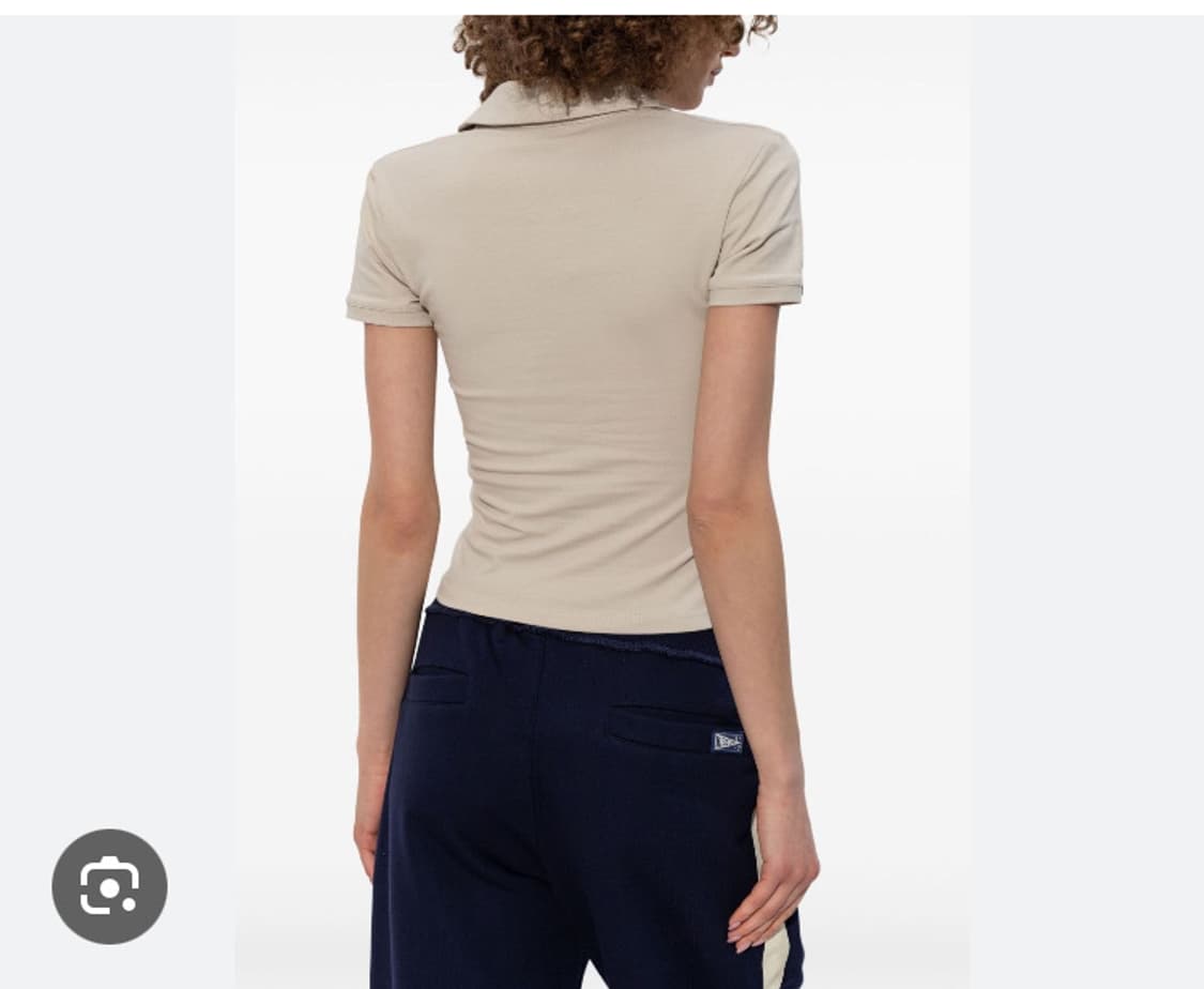 Misbhv 베이지 바시티 브이넥 폴로 S 사이즈 상품이미지2