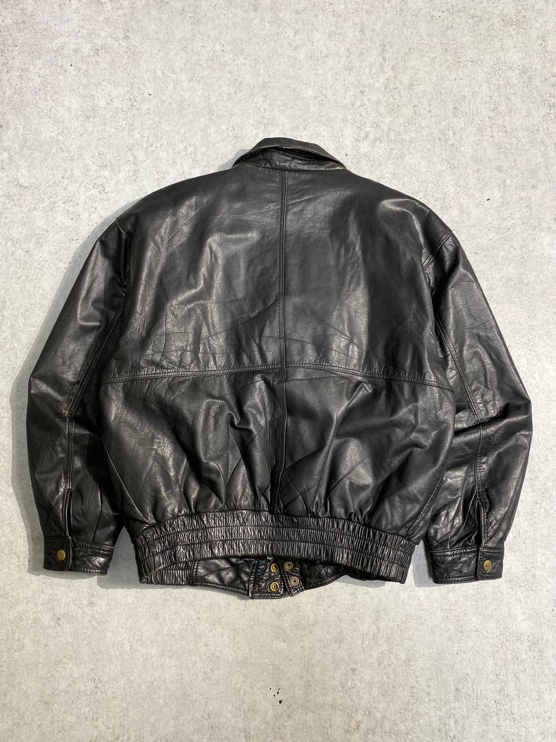 [M] 90s Back Lot 소가죽 A2 레더자켓 상품이미지7