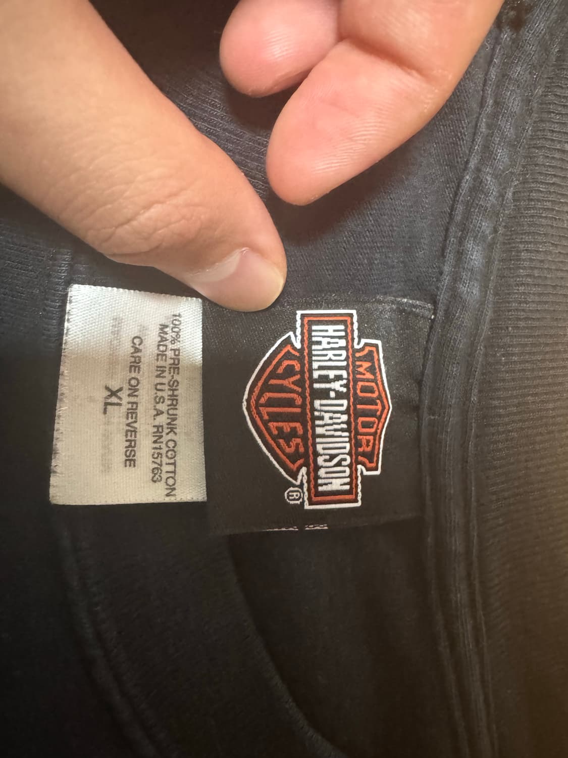 할리데이비슨 클라운 블루 플레임 롱슬리브 상품이미지4