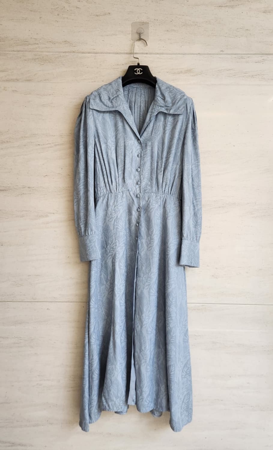 오브제 플로럴 버튼 드레스 66사이즈 상품이미지5