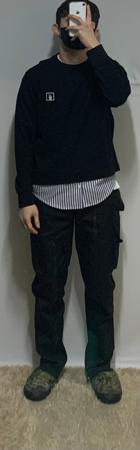 솔리드옴므 레이어드 맨투맨 상품이미지5