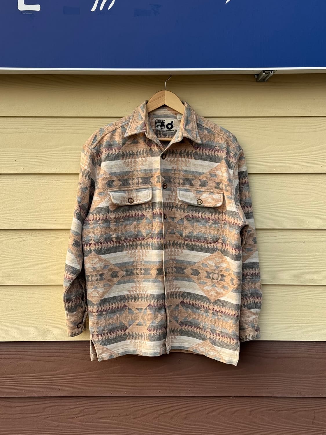 Roger David 사우스웨스턴 나바호 헤비 플란넬 워크셔츠 상품이미지1