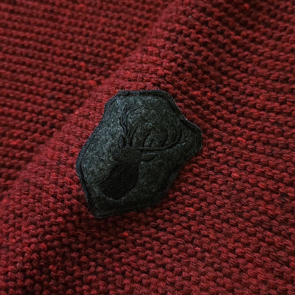 90s 프렌치 울 니트 가디건 오스트리아 티롤 자켓 헤비울 스웨터 xl 상품이미지9