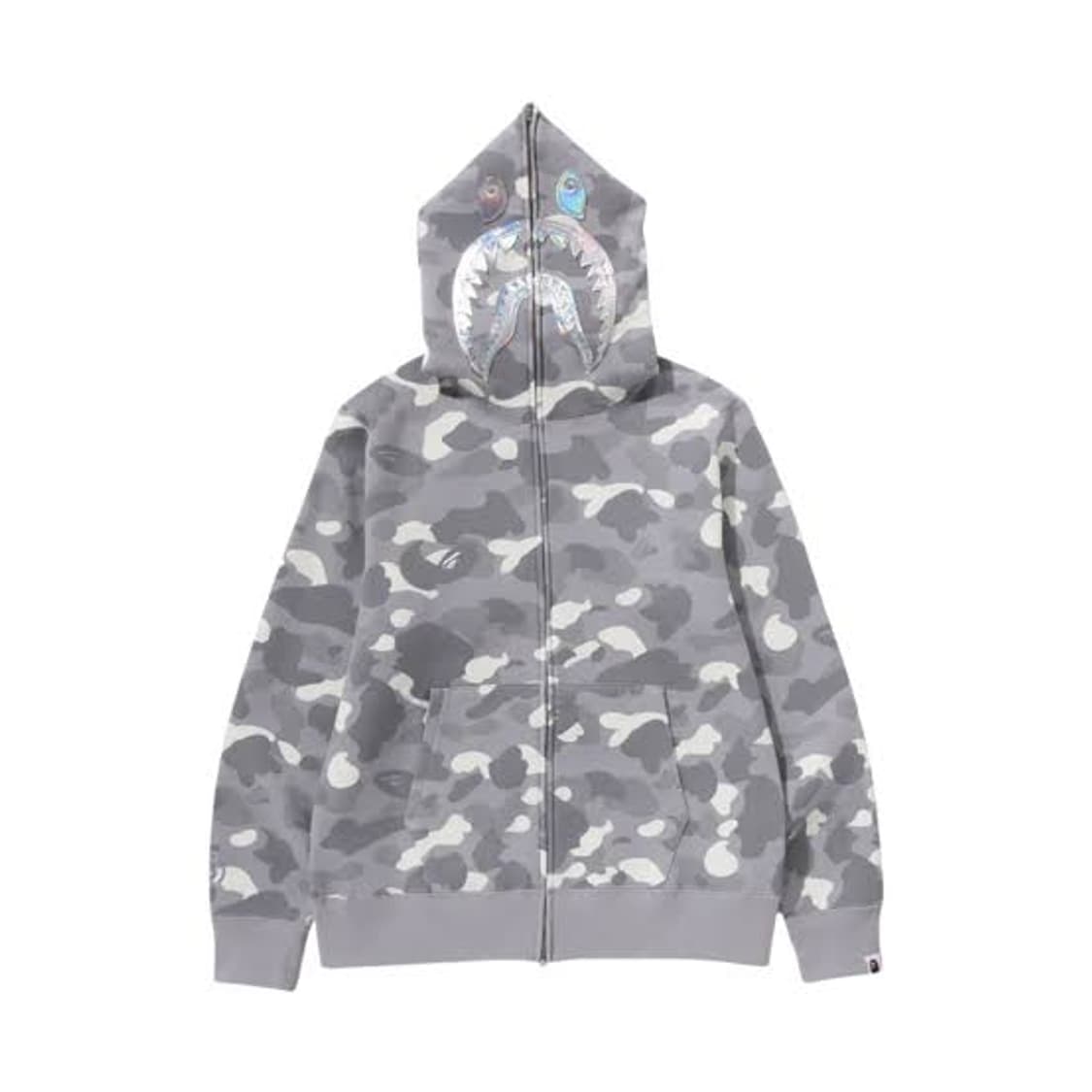 베이프시티 카모 샤크 풀 후드집업 L 상품이미지1