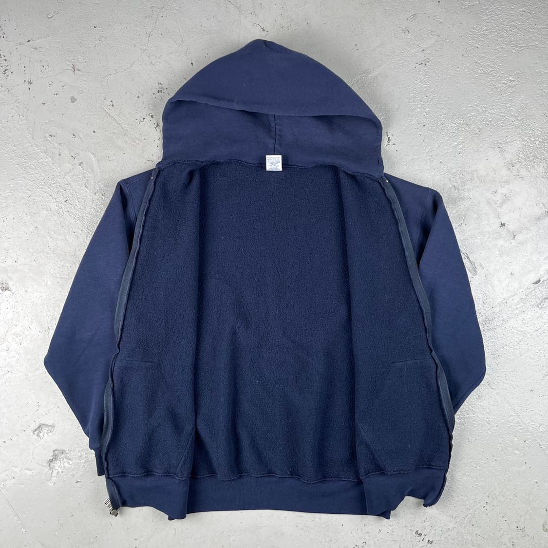 빈티지 러셀 애슬레틱 네이비 후드집업 상품이미지5