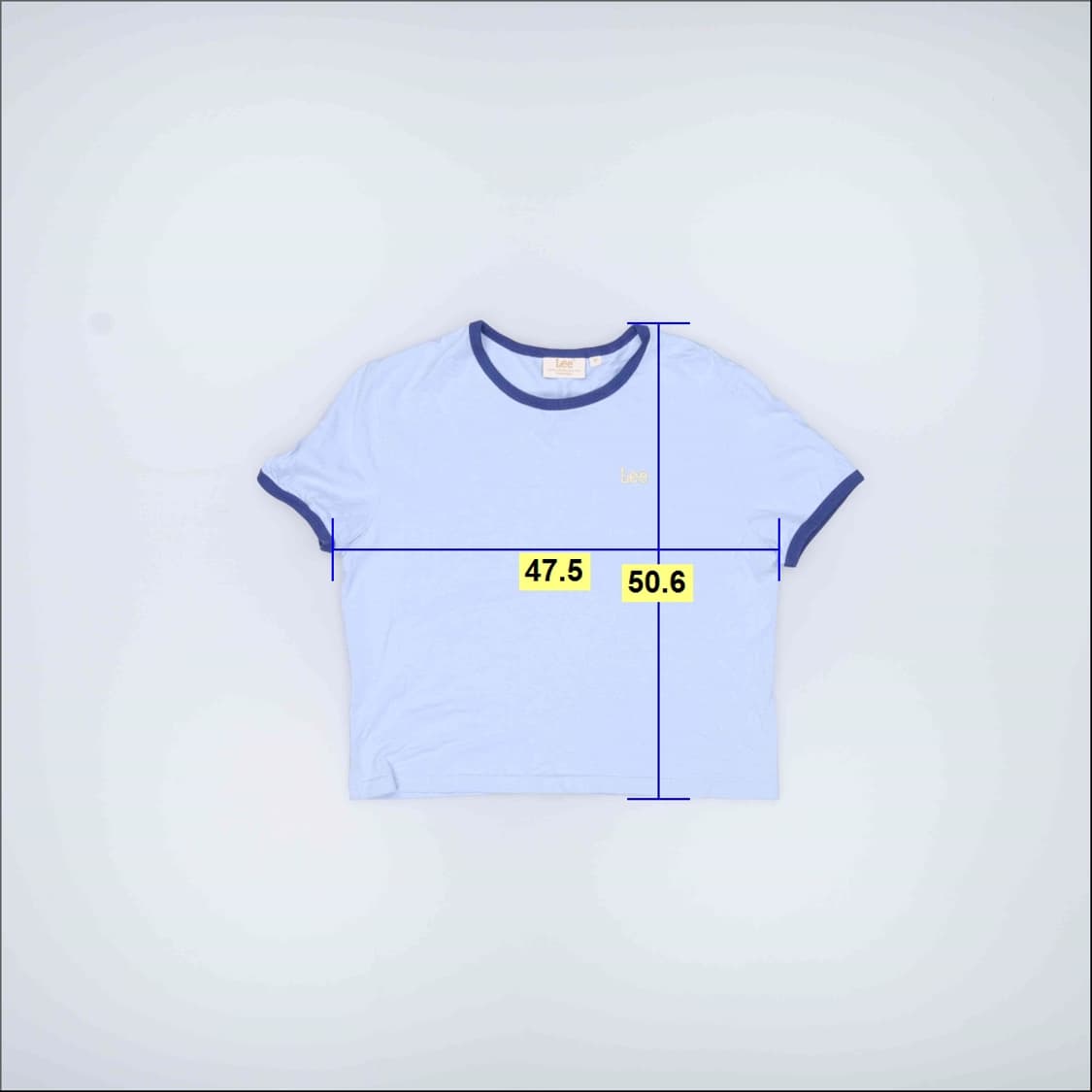 M 신형 LEE 여성 크롭반팔티 0403H1 상품이미지6