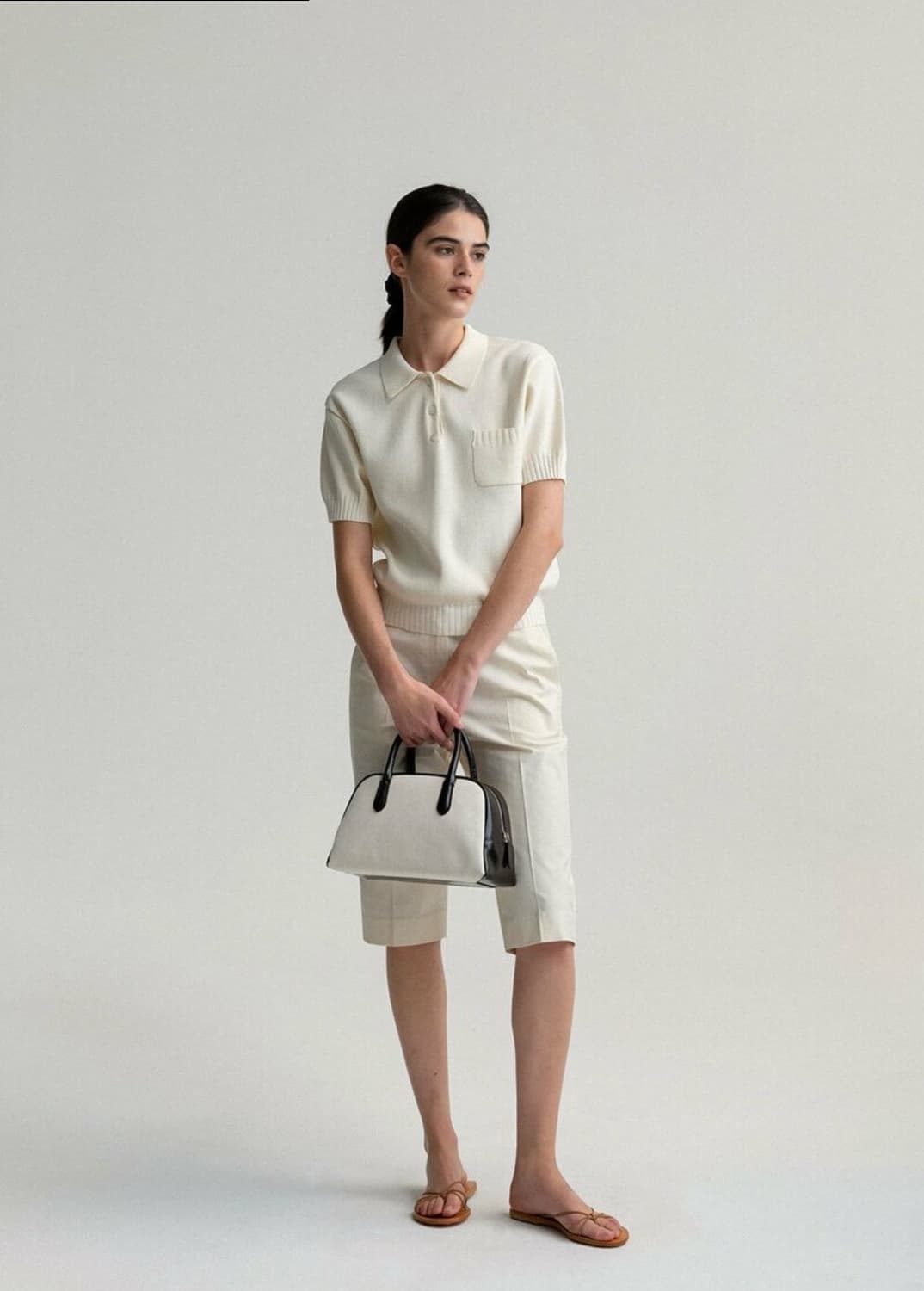 낫띵리튼 nothing written 미니 골프백 캔버스/브라운 상품이미지2