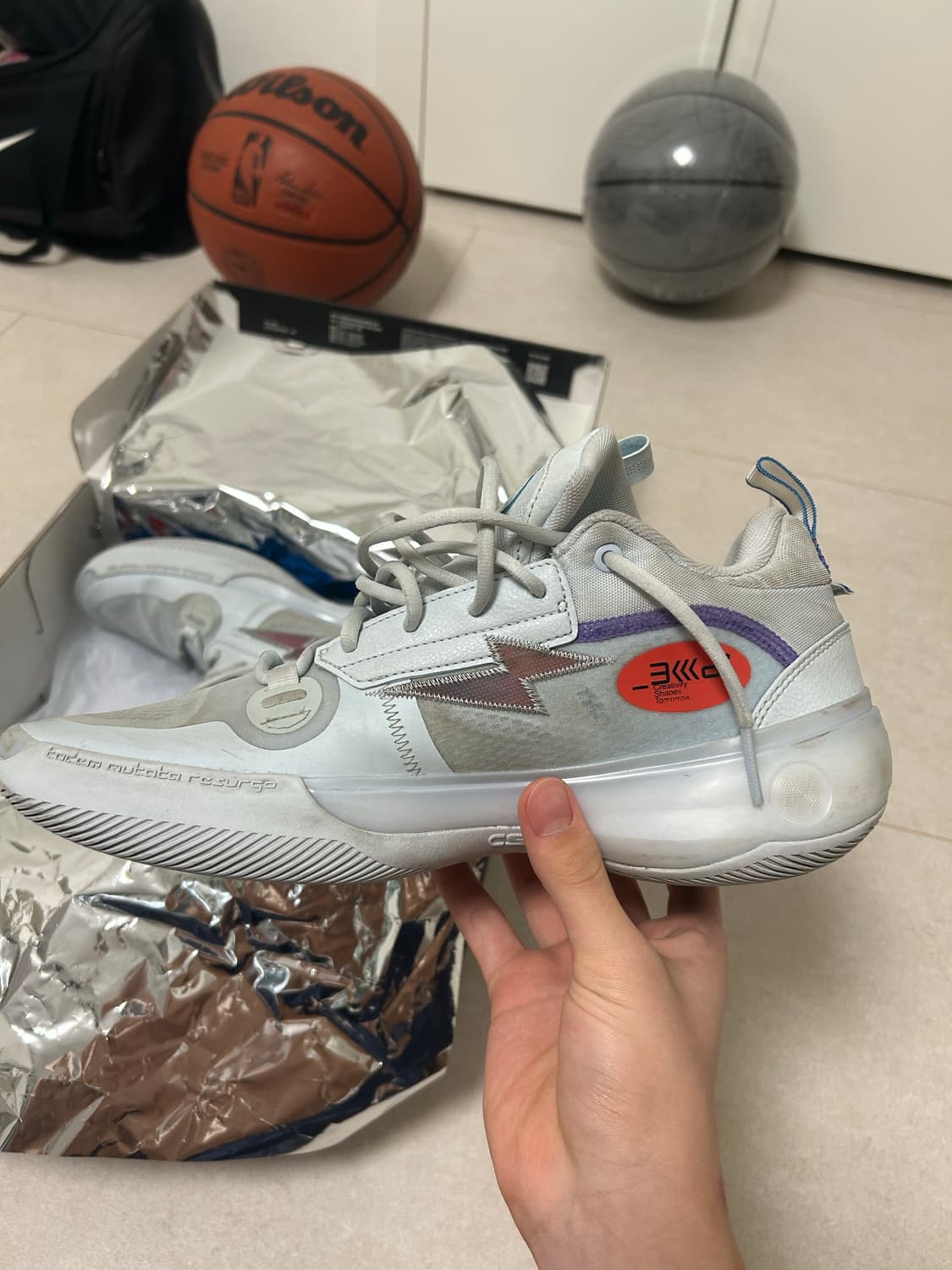 리닝 외우10 로우 블루 280 상품이미지5