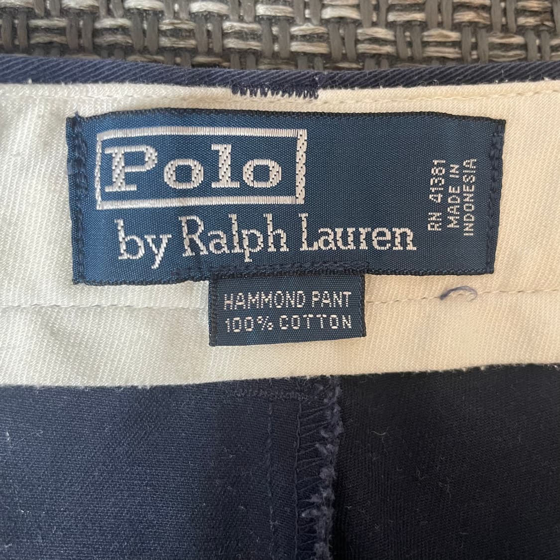 (36) 폴로 랄프로렌 네이비 해먼드 코튼 팬츠 상품이미지4