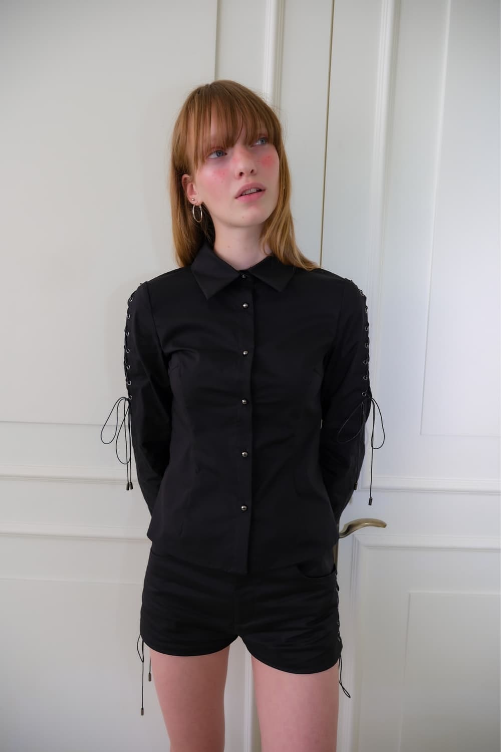 LOSESLEEPOVER Corset silver tip Blouse  상품이미지9
