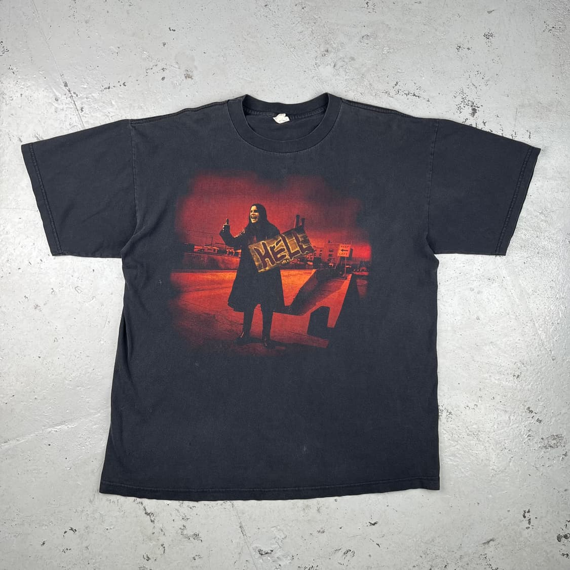 빈티지 오지 오스본 히치하이커 헬 반팔티 상품이미지2