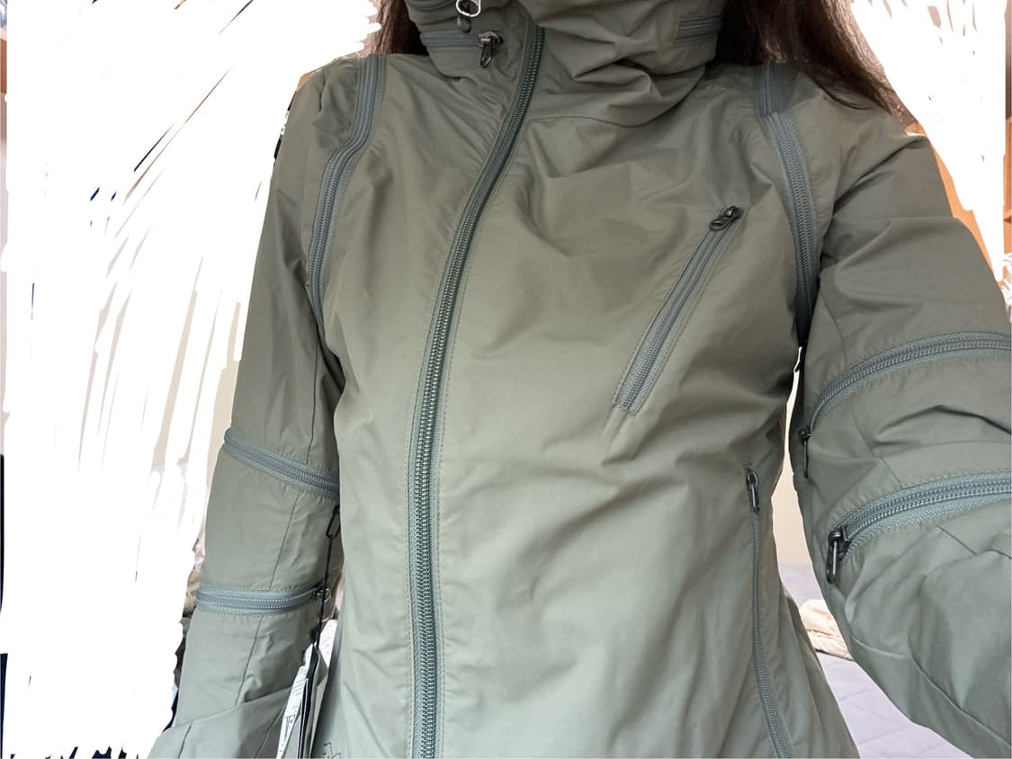 코오롱 스포츠 미사용품 폴리 나일론 집업/ 테크웨어 크럽 자켓 상품이미지1