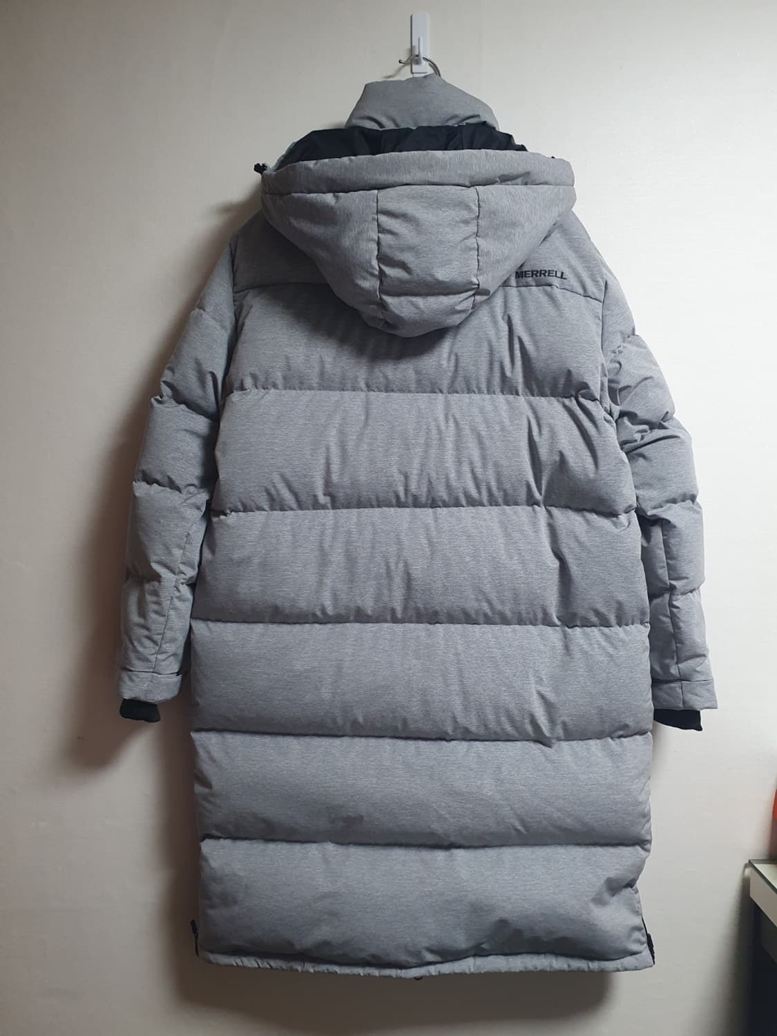 머렐 롱패딩 구스 다운 벤치파카 그레이 110 상품이미지4